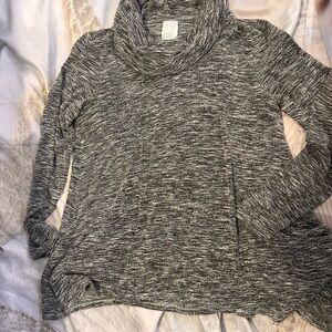 Sundays women’s Charcoal Cowl Neck Sweater Large